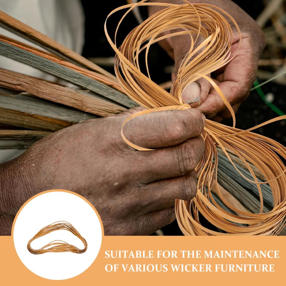 Cabilock Rattan Chair Repair Supplies Plastic Rattan Material Kit for Woven Bench Table Cabinet DIY Furniture Repair