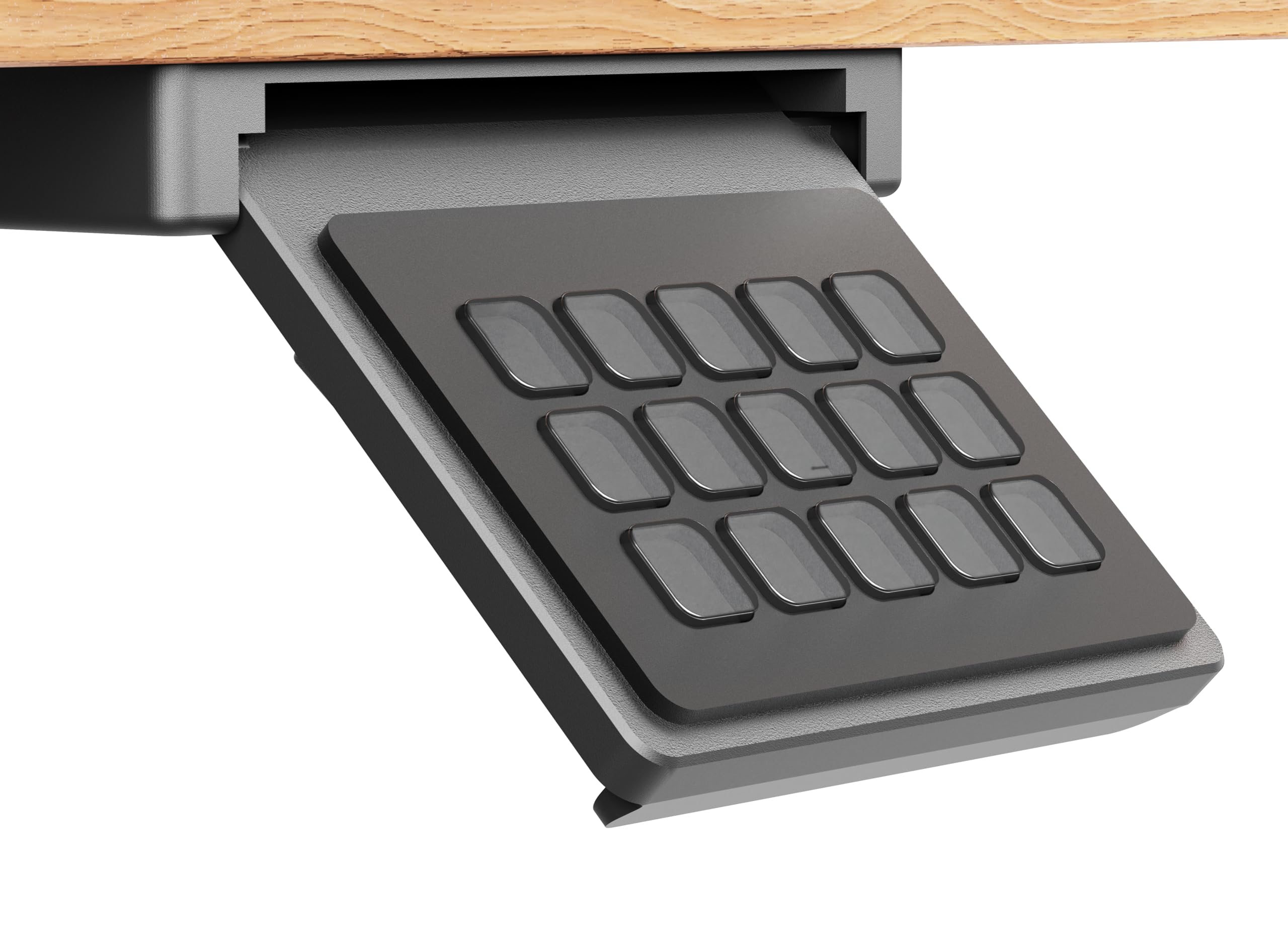 Adjustable MK1/MK2 Stream Deck Desktop Stand, Space Saving for Stylish Desktop, Quick Installation with Double-Sided Tape and Screws, Compatible with Elgato Streamdeck and Ergonomic Design