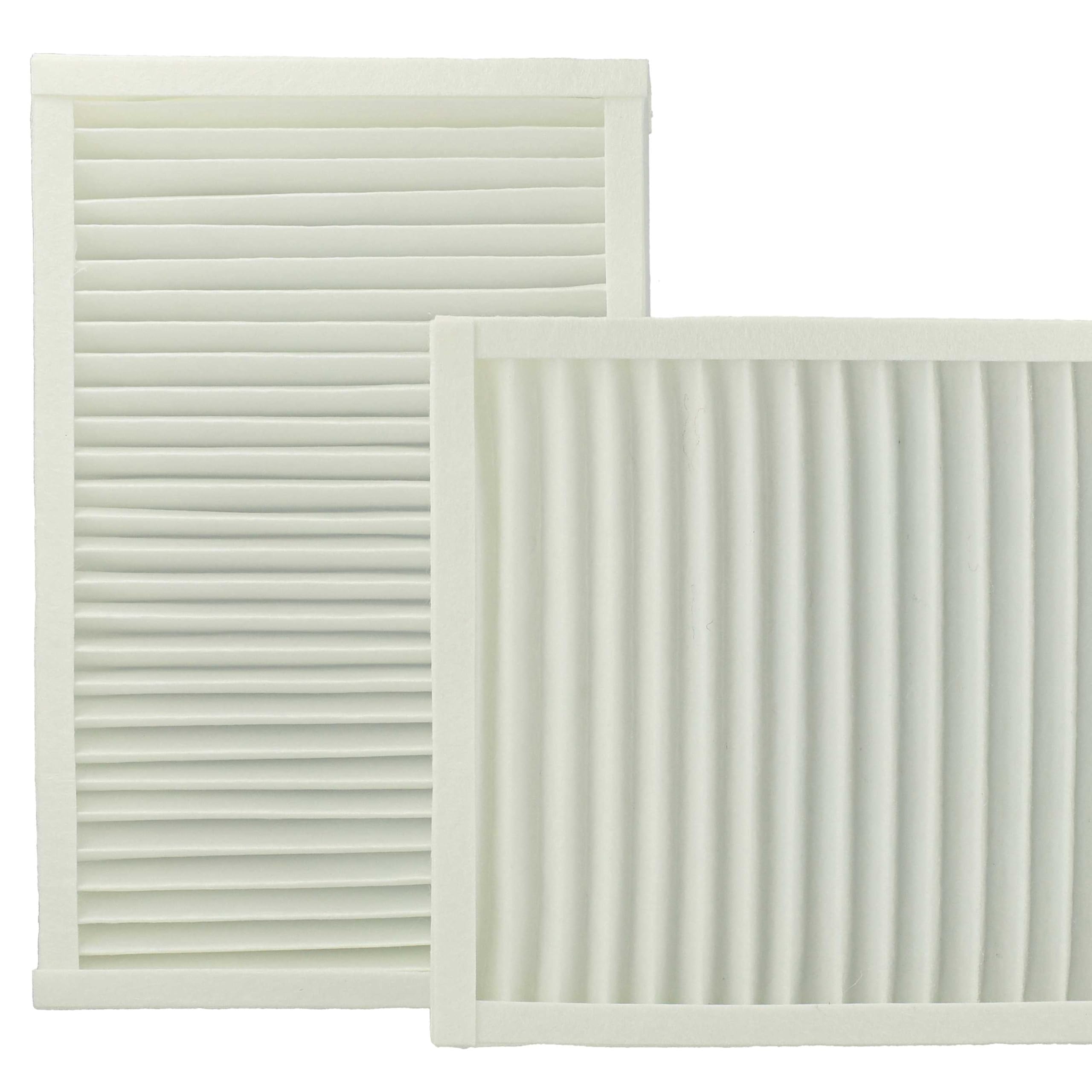 vhbw set di filtri (2 pezzi) compatibile con Viessmann Vitovent 200-C unità di ventilazione - filtro aria di scarico (G4), filtro aria di mandata (F7)