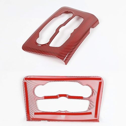 Vista 9 de Voodonala Para cargador de radio AC CD interruptor panel de ajuste para Dodge Charger 2015-2019, ABS rosa 1 unidad Rosa/Rebel Fun.