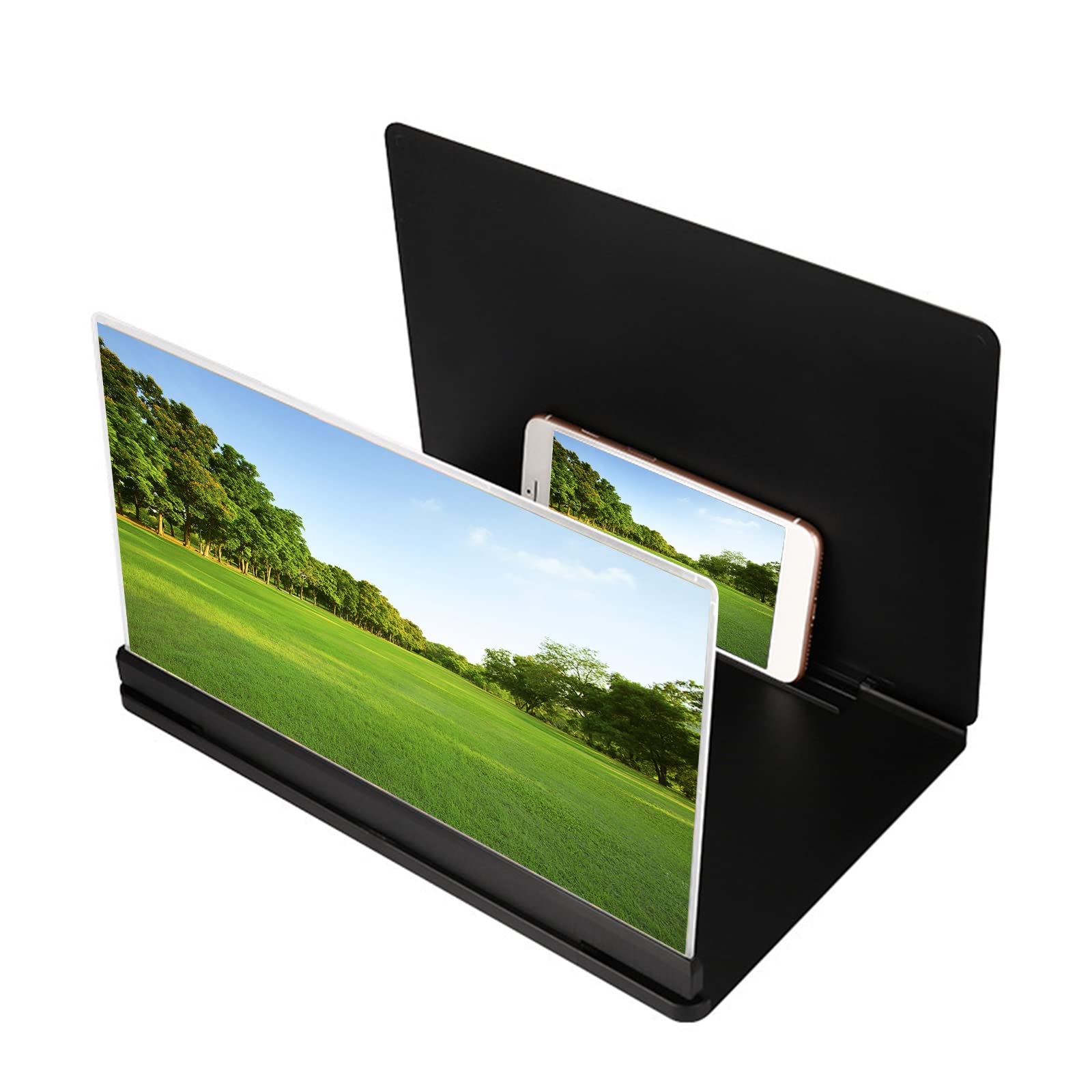Phone Screen Amplifier Convenience Magnifier Projectors Screen for Movies Videos and Game Enlarger for Portable