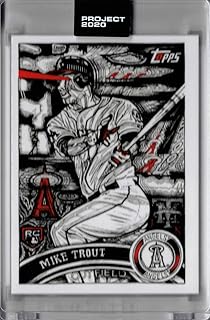 Topps Project 2020 Baseball Card #121 2011 Mike Trout by JK5