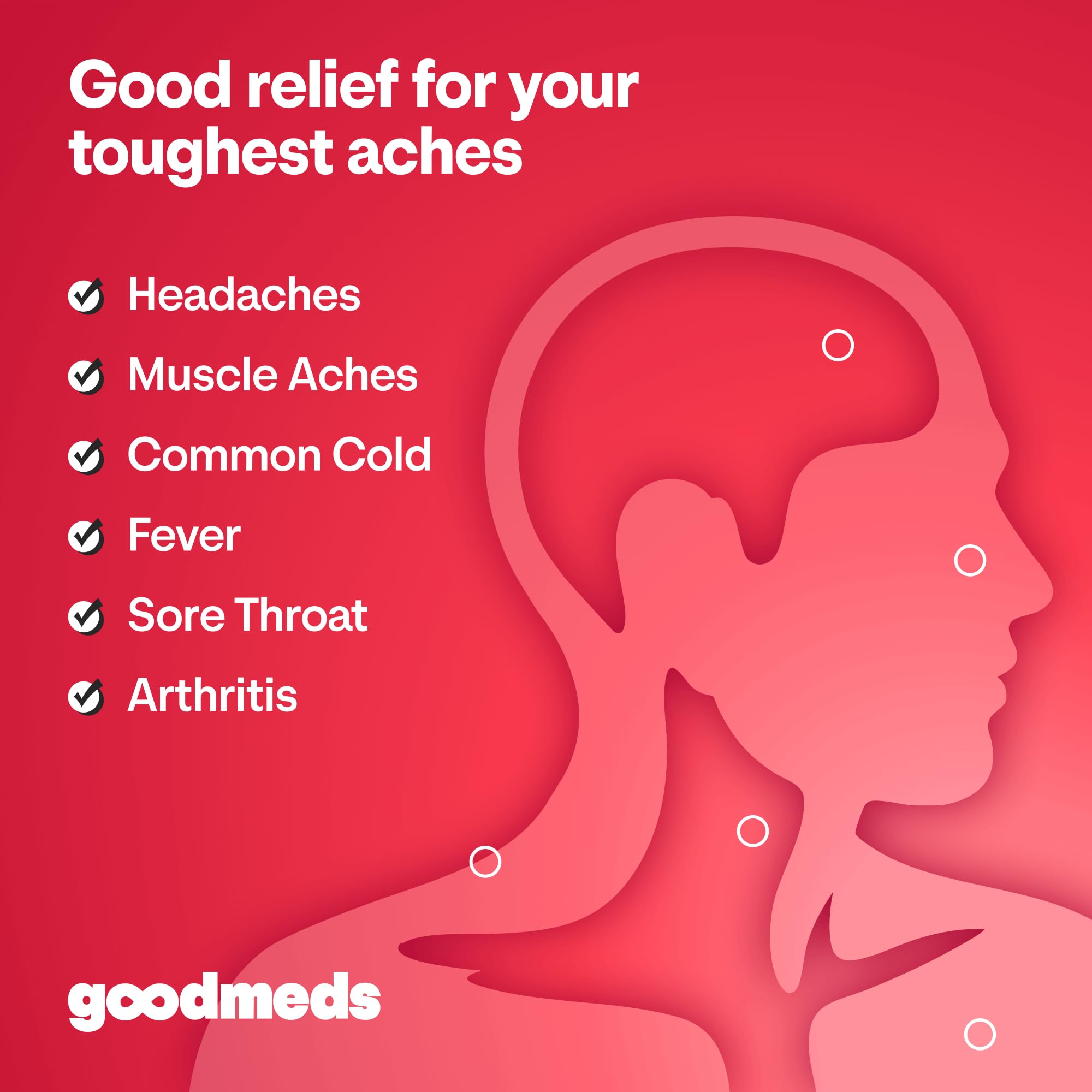 Compare to Extra Strength Tylenol | Acetaminophen 500mg Extra Strength Pain Reliever & Fever Reducer | Headache, Muscle Aches, Back Pain, Cold & Flu Relief, 500 Count — Amazon image 4