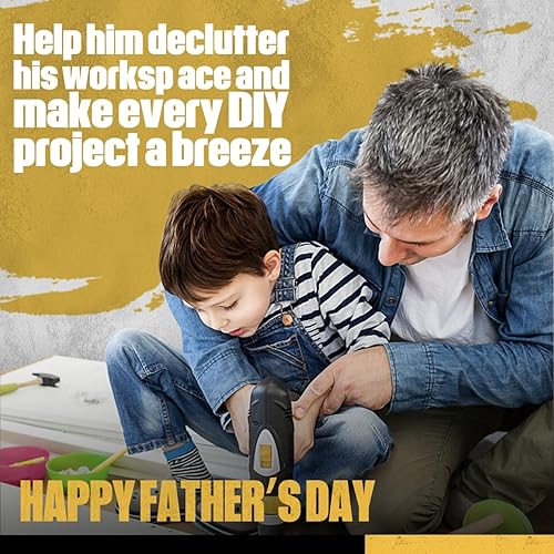 Miniatura 8 de Organizador de herramientas eléctricas con estación de carga, 6 soportes para taladro, soporte de pared, estante de herramientas de garaje de metal