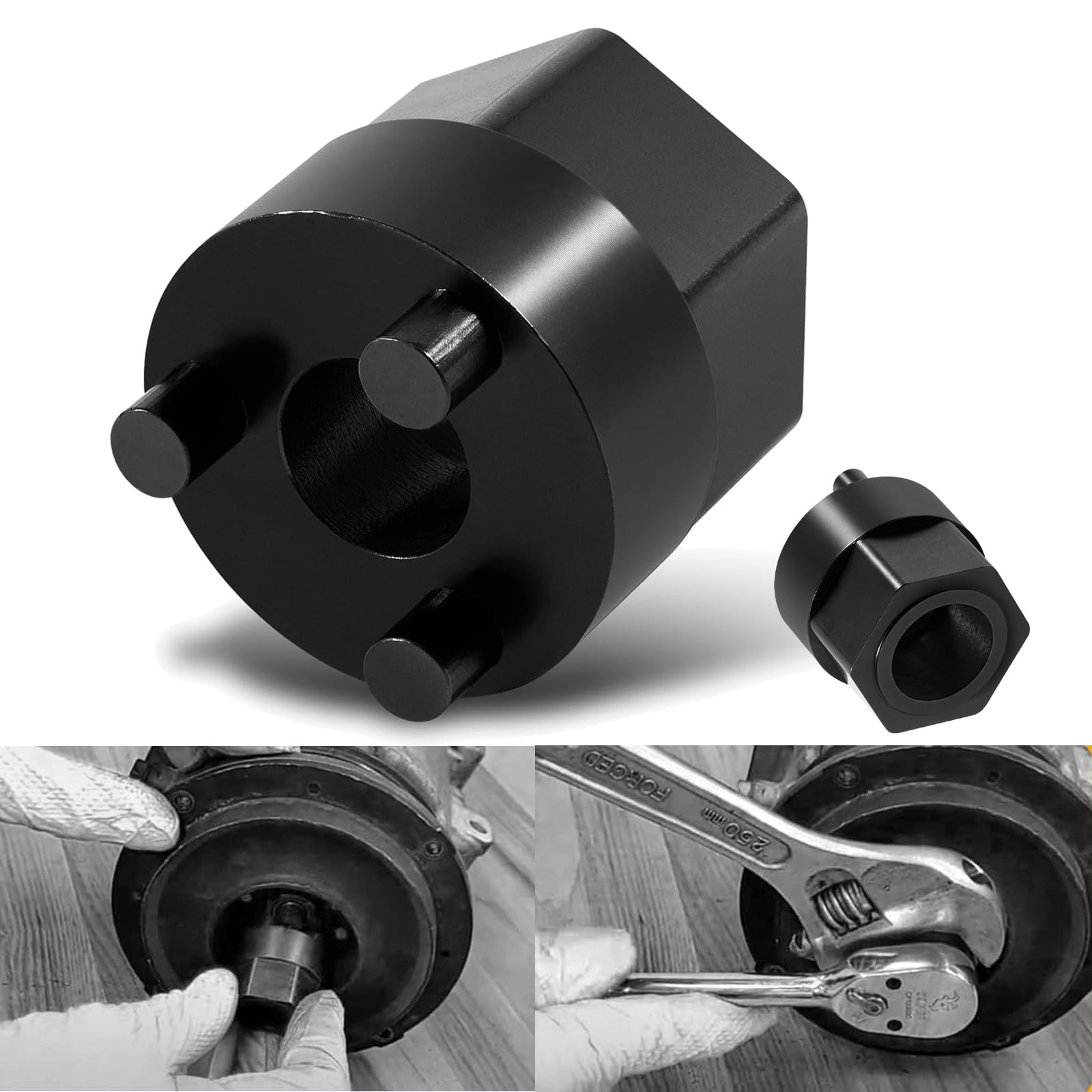 Strumento per la rimozione del mozzo frizione del compressore dell'aria condizionata, 20 mm, adatto per Mercedes-Benz C350 CL550 C280 C350 CL550 5SE09C 5SE12C 7SEU16C (1 PEZZO)