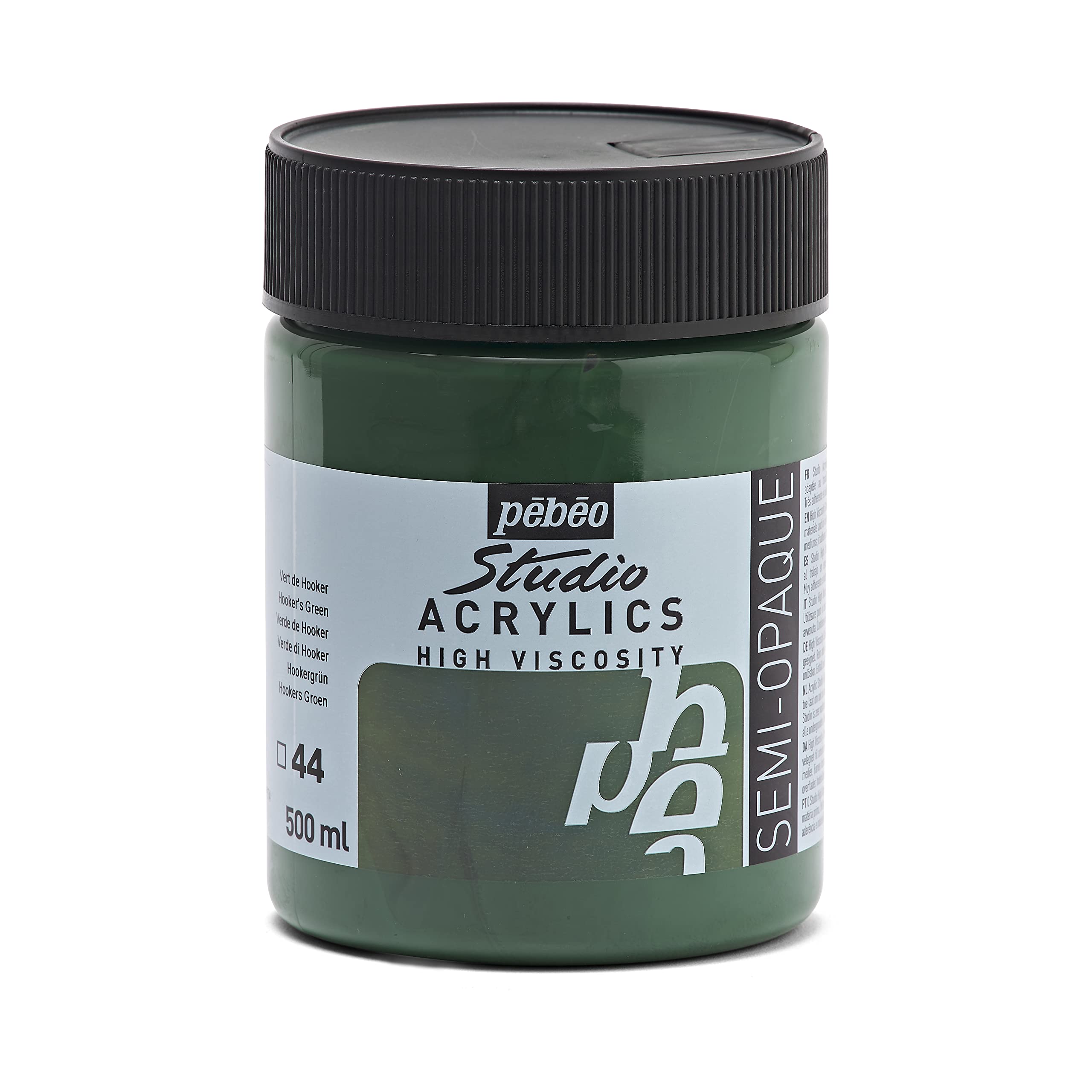 500 ml Studio Acrylic Paint, Hooker's Green