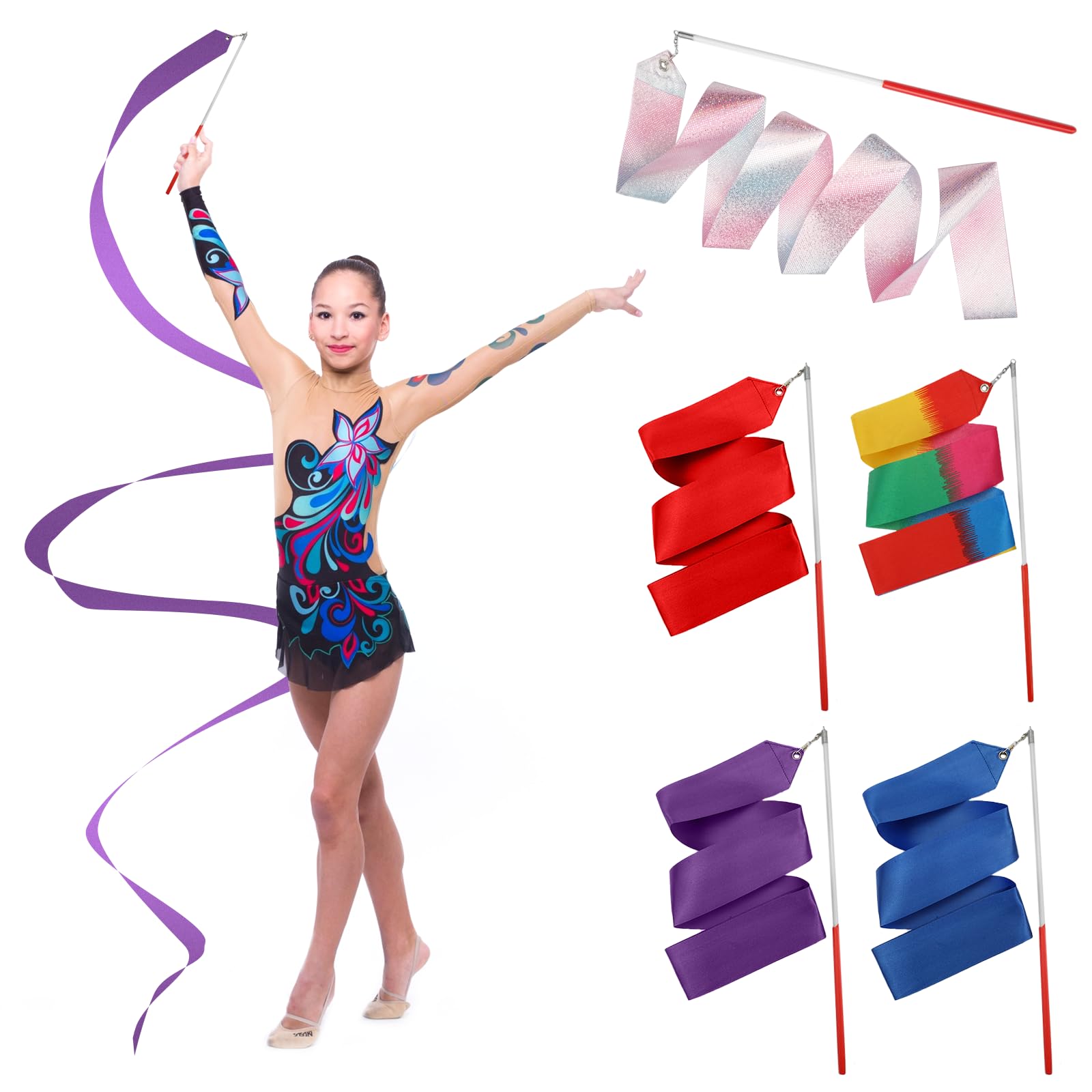Bton De Ruban Ruban De Gymnastique, Ruban D'exercice En Polyester