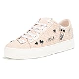 KARL LAGERFELD Women's Cate Pins Tweed Lace Up Platform Sneaker