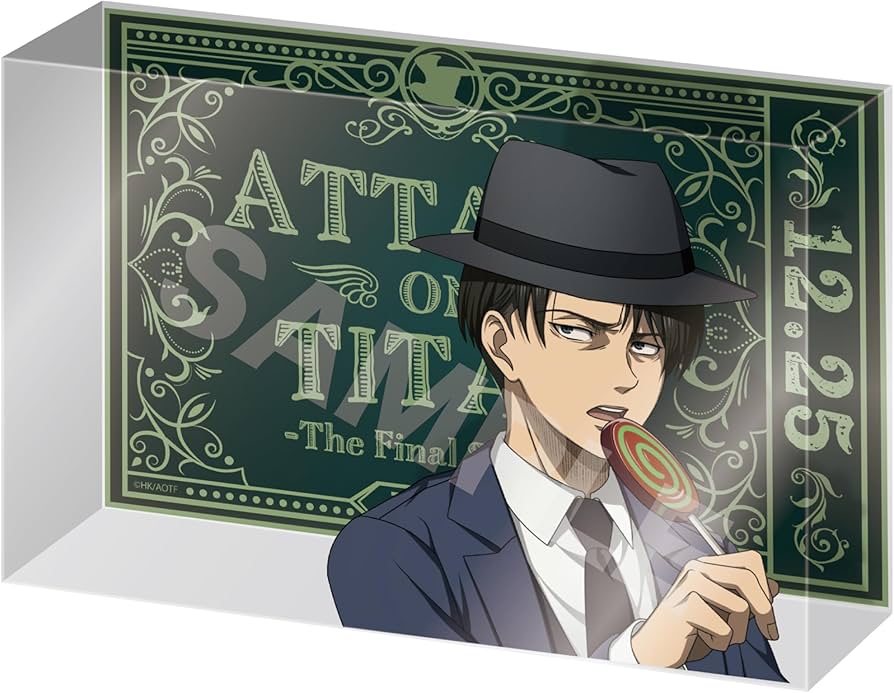 進撃の巨人　クリスタルボード　リヴァイ Amazon.co.jp: 進撃の巨人 The Final Season 04 リヴァイ