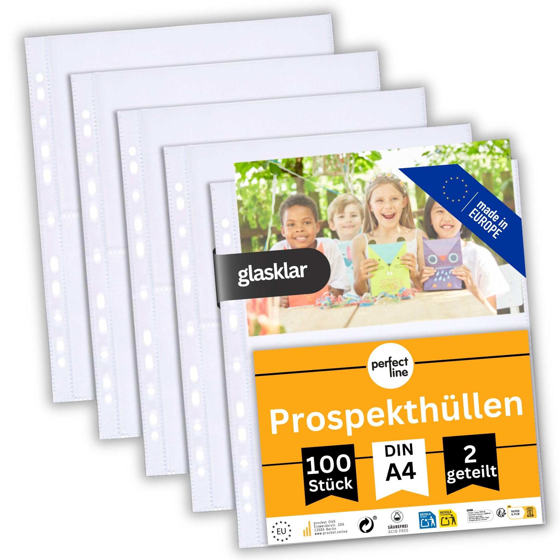 Pelikan Prospekthülle Aktenhülle A4 glasklar Premium 10er Pack