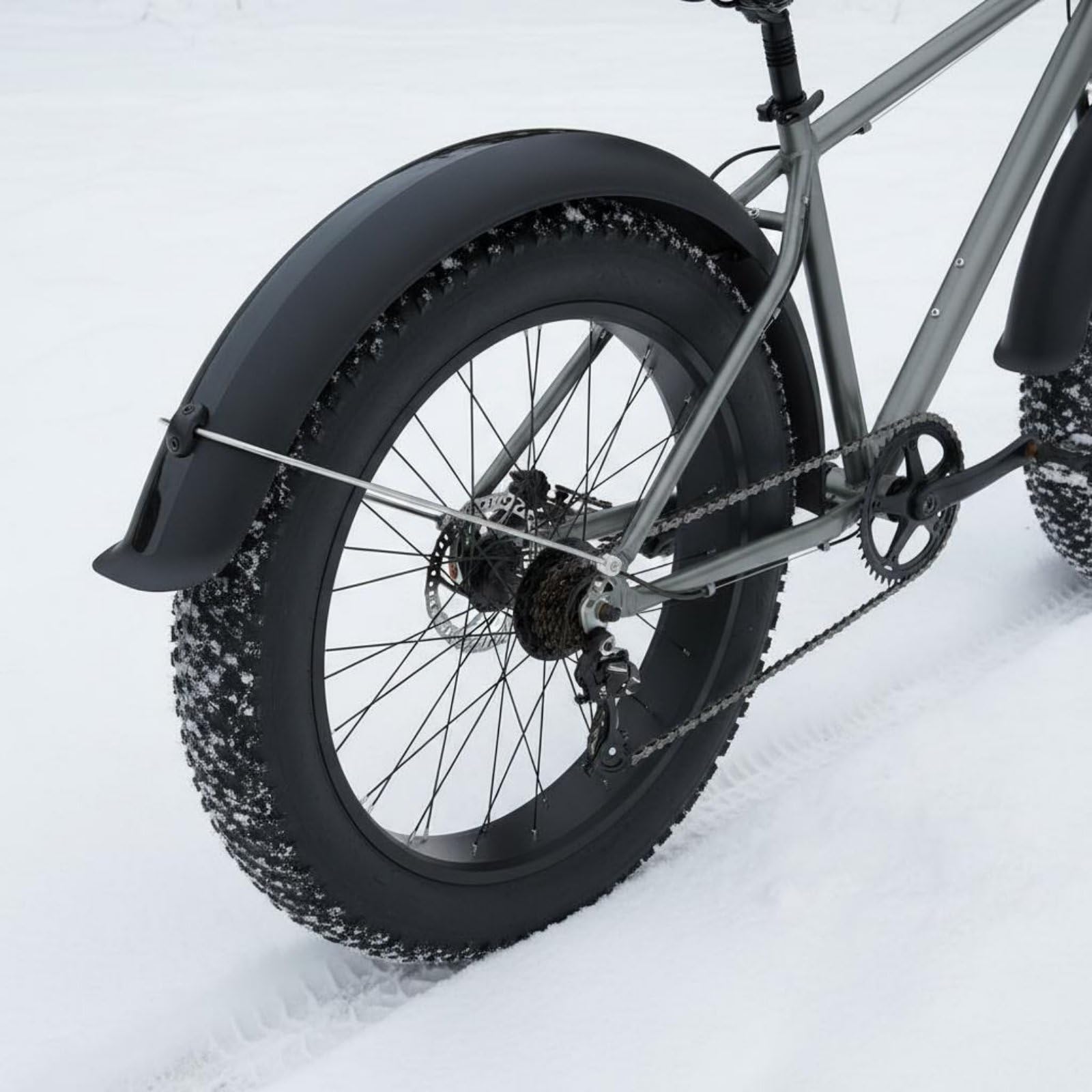 Harilla Garde-Boue Vélo Pare-Boue Set Complet Déflecteur Avant Arrière Sécurité Matériau Léger Montage Stable Adapté aux Vélos Enfants Sentiers Boueux Déplacements Quotidiens, Garde-Boue Arrière
