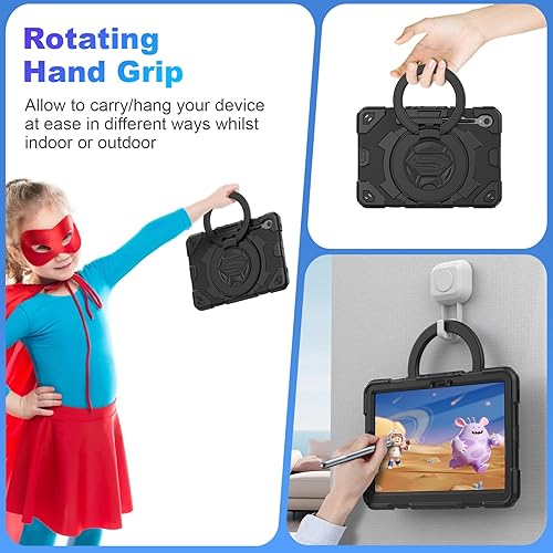 Miniatura 4 de Timecity Funda para Samsung Galaxy Tab S9 FE 5G 10.9 pulgadasTab S9 11 pulgadas 2023 funda de protección resistente con protector de pantalla,