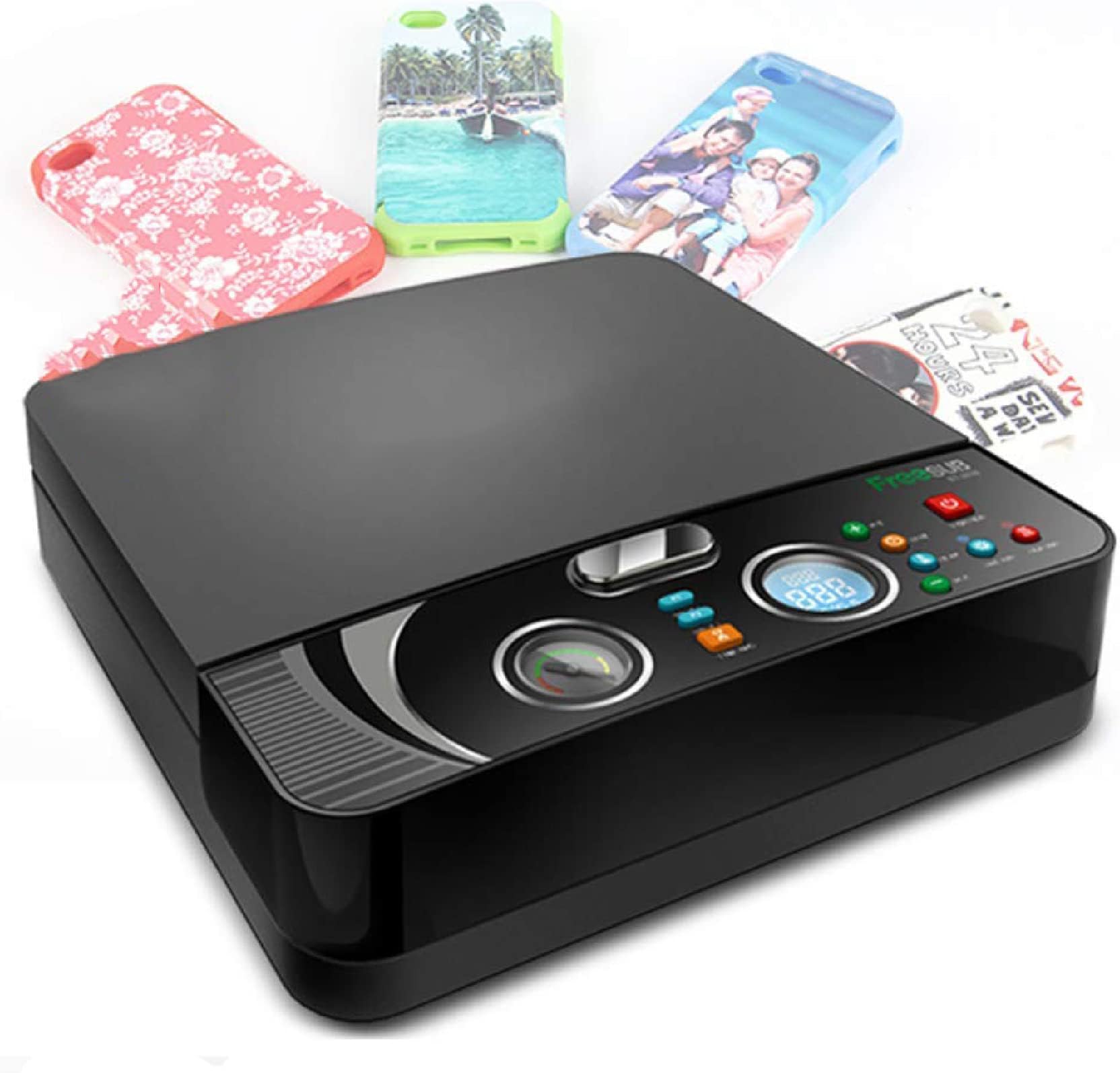 ADORZ 3D Heat Press Machine, Industrial Sublimation Vacuum Printer Transfer for DIY Phone Cases, Automatic Quantity Count Function, Compatible with All Brands Of Phone Cases