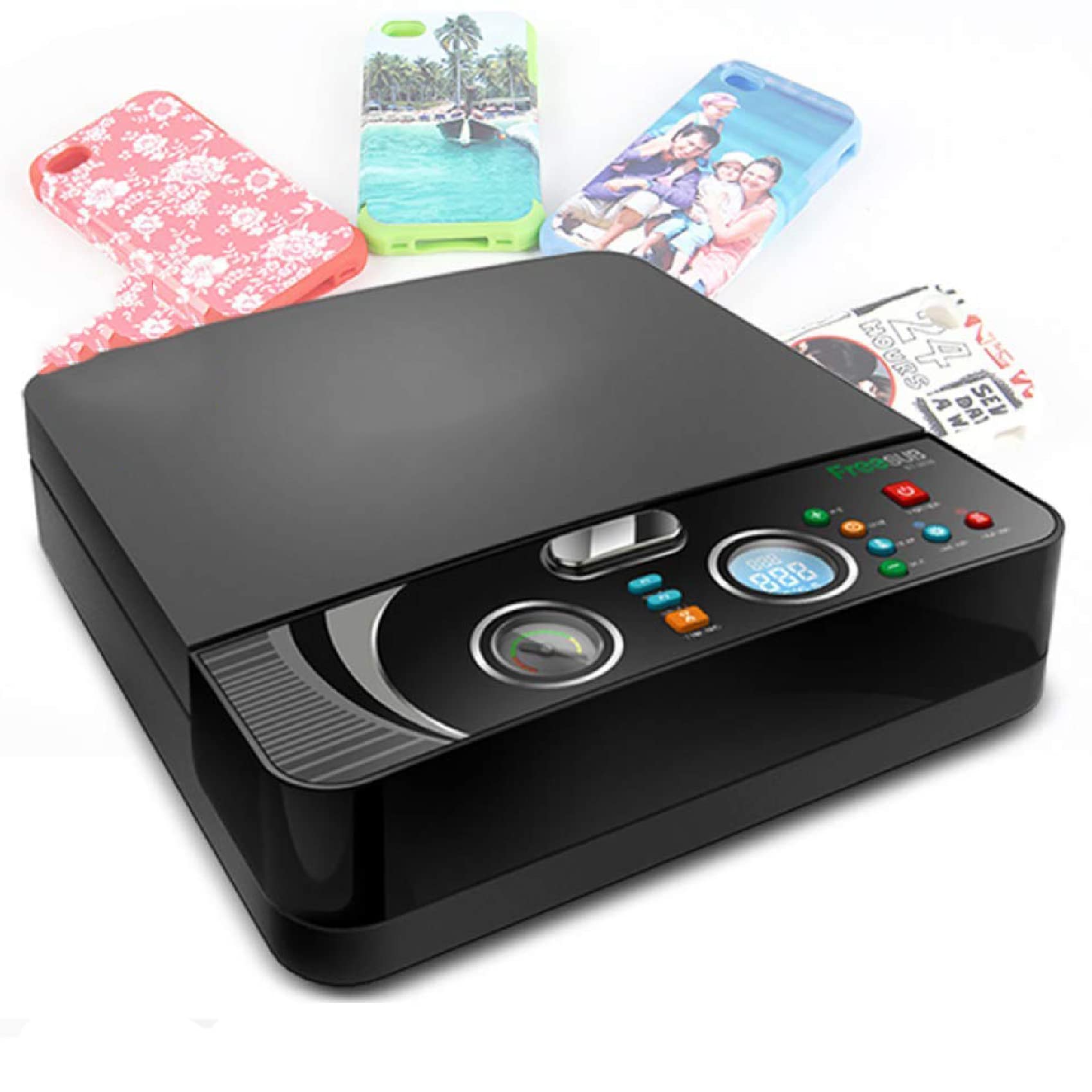 ADORZ 3D Heat Press Machine, Industrial Sublimation Vacuum Printer Transfer for DIY Phone Cases, Automatic Quantity Count Function, Compatible with All Brands Of Phone Cases