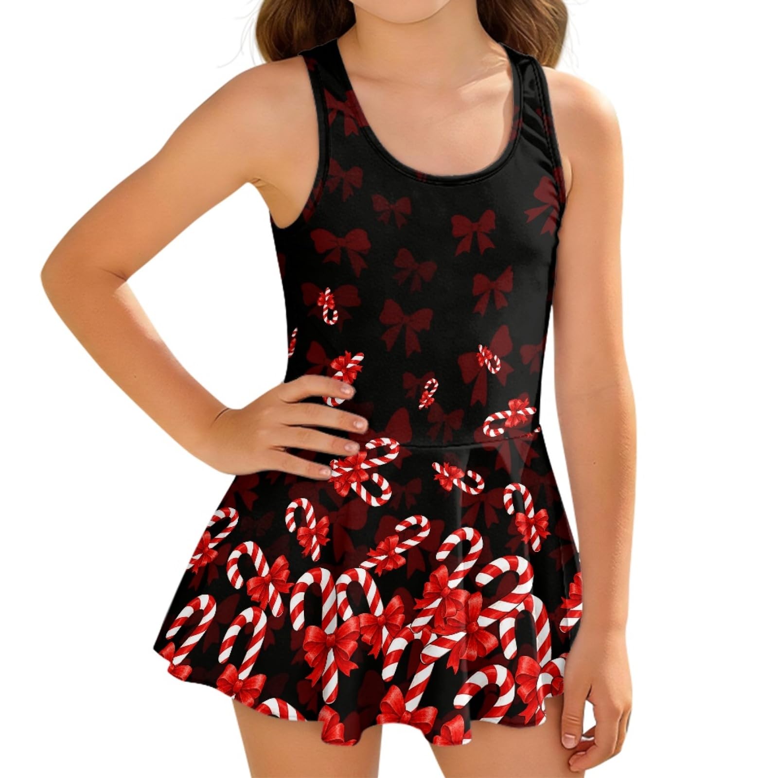 KEIAHUAN Gymnastics Leotards for Girls Sleeveless Bodysuit Dance Leotards Performance Costume