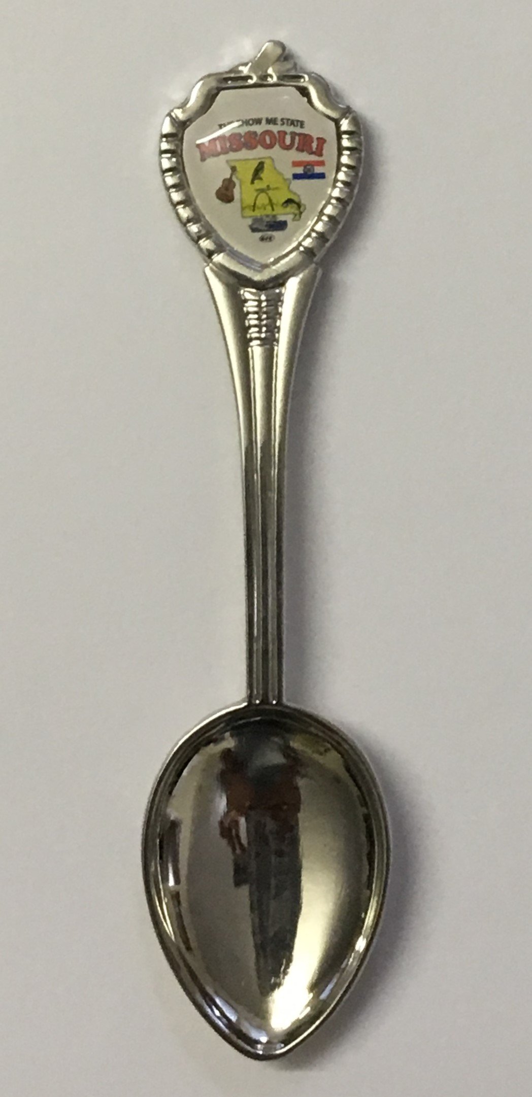 Artist Unknown Missouri Souvenir Shield Spoon 3.5