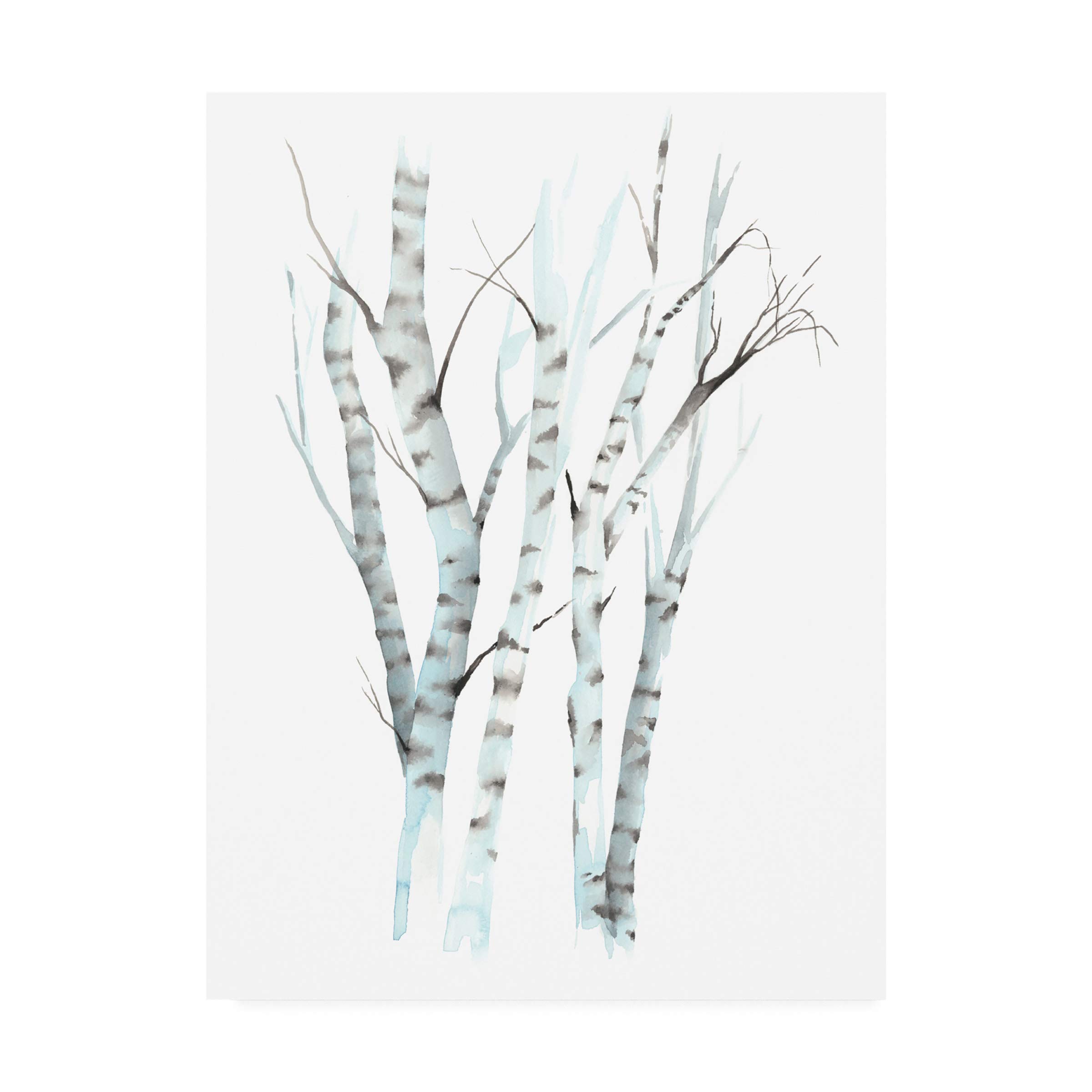 Trademark Fine Art, 35x47 Aquarelle Birches II by Grace Popp