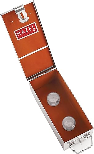 Miniatura 6 de HAZEL Caja de cheques de acero inoxidable para efectivo, caja de cheques, caja fuerte, multiusos, seguridad, multiusos, color plateado (8.26 x 4