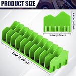 4Pcs Plier Organizer Rack, with Nonslip Rubber Base, 10 Slots Pliers Cutters Organizer Rack Plastic, Space Saving Tool Drawer Toolbox for Tool Box Storage