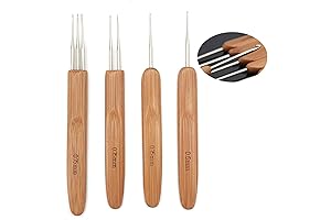 4pc Dreadlock Crochet Hook 0.5mm