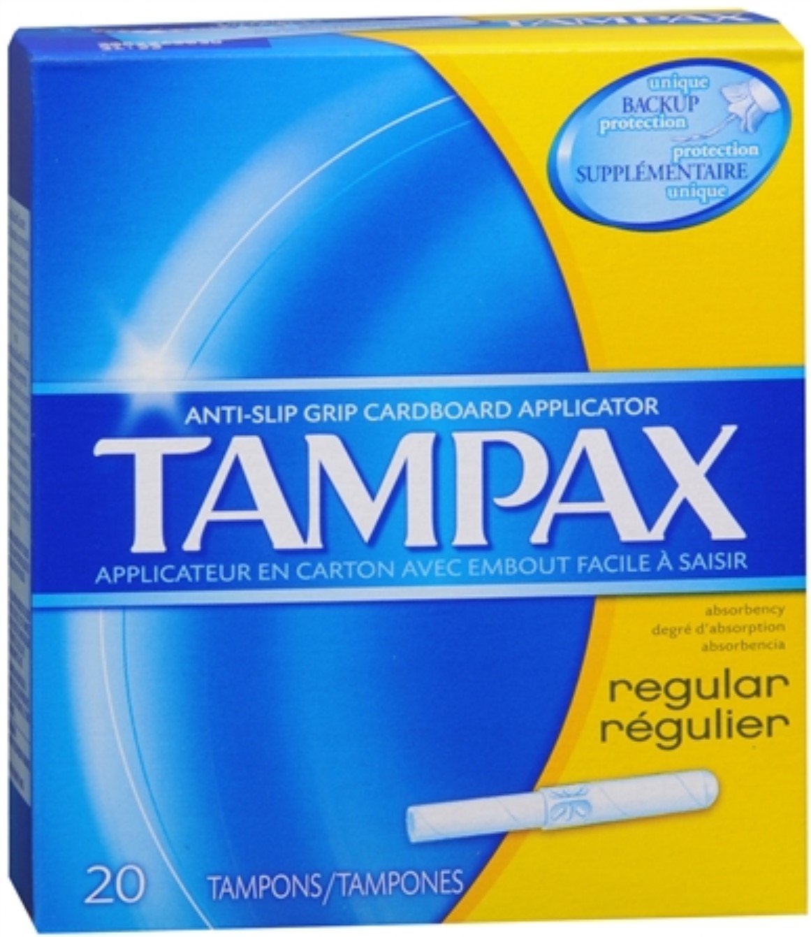 2 Pack - Tampax Tampons Regular 20 Each