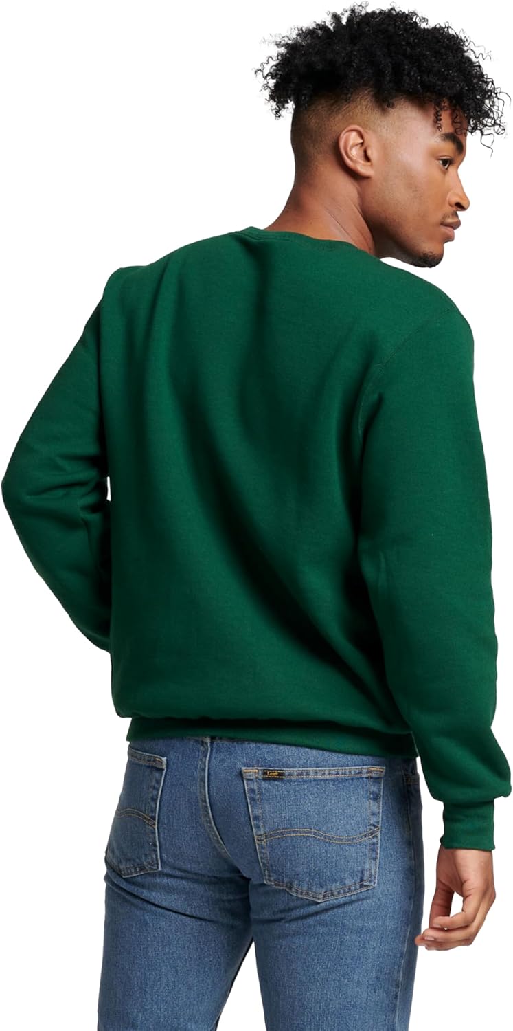 Russell Athletic Men's Dri-Power Fleece Sweatshirts, Moisture Wicking, Cotton Blend, Relaxed Fit, Sizes S-4X - Image 4