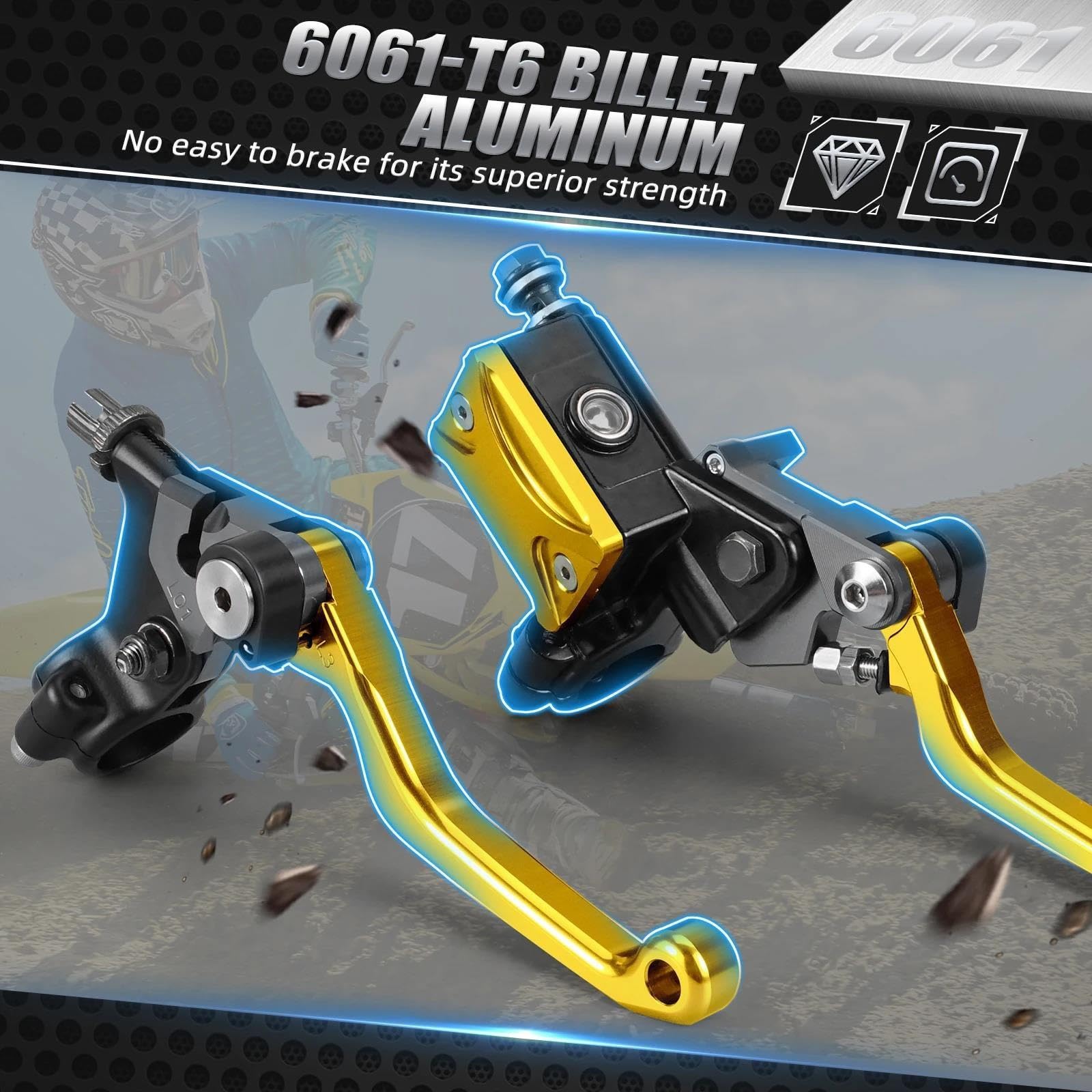 Leva di Frizione Moto Per Suzuki Per DR-Z400S DRZ400SM RM 85 125 250 RMZ 450 RMX 450Z 250S DR250 RS Leva Frizione Freno Cilindro Maestro Kit Serbatoio(H)
