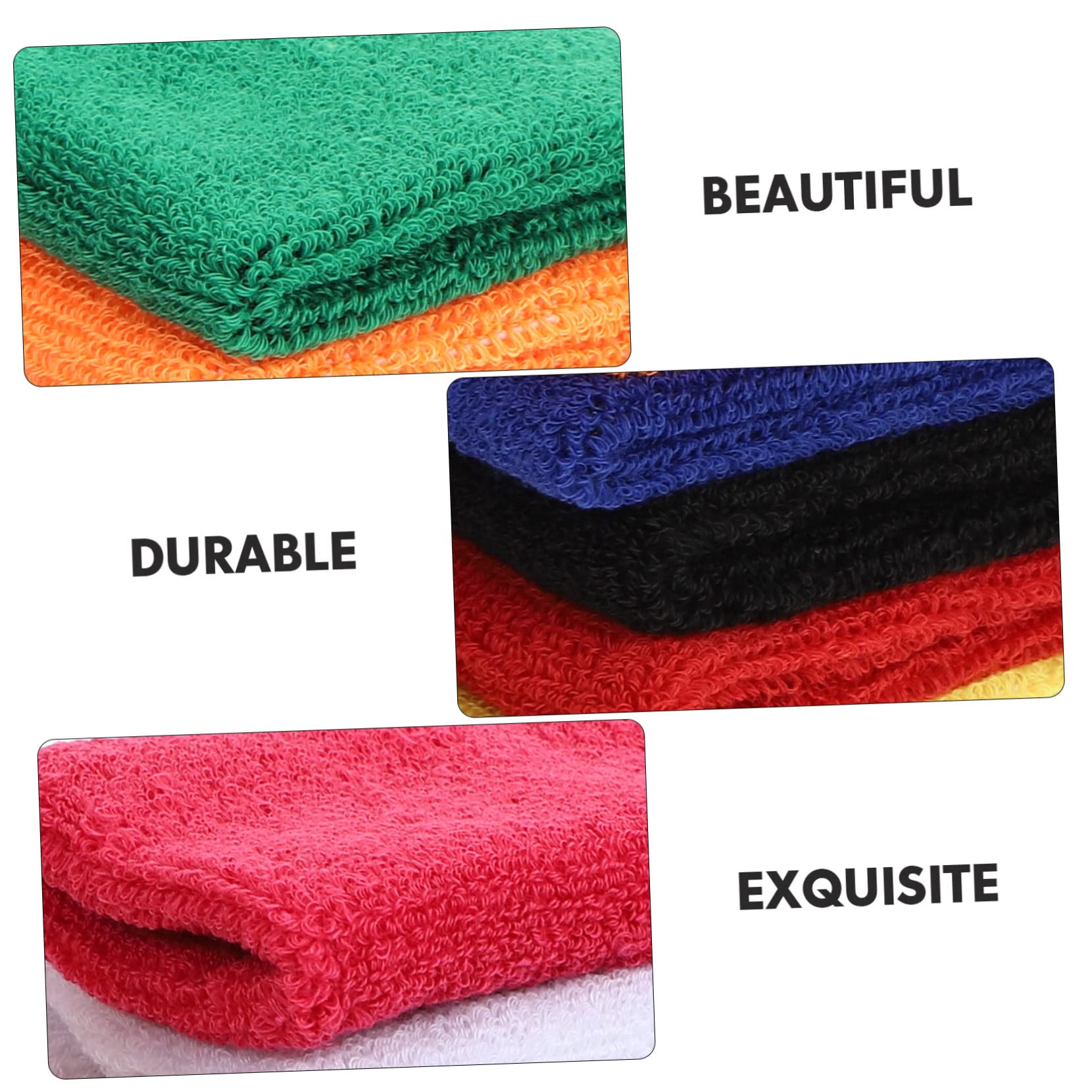 Ipetboom 12PCS Breathable Outdoor Sweat Absorbing Wrist Sleeves Durable Sports Wristbands for Enhanced Comfort and Flexibility for Active Lifestyles and Workouts