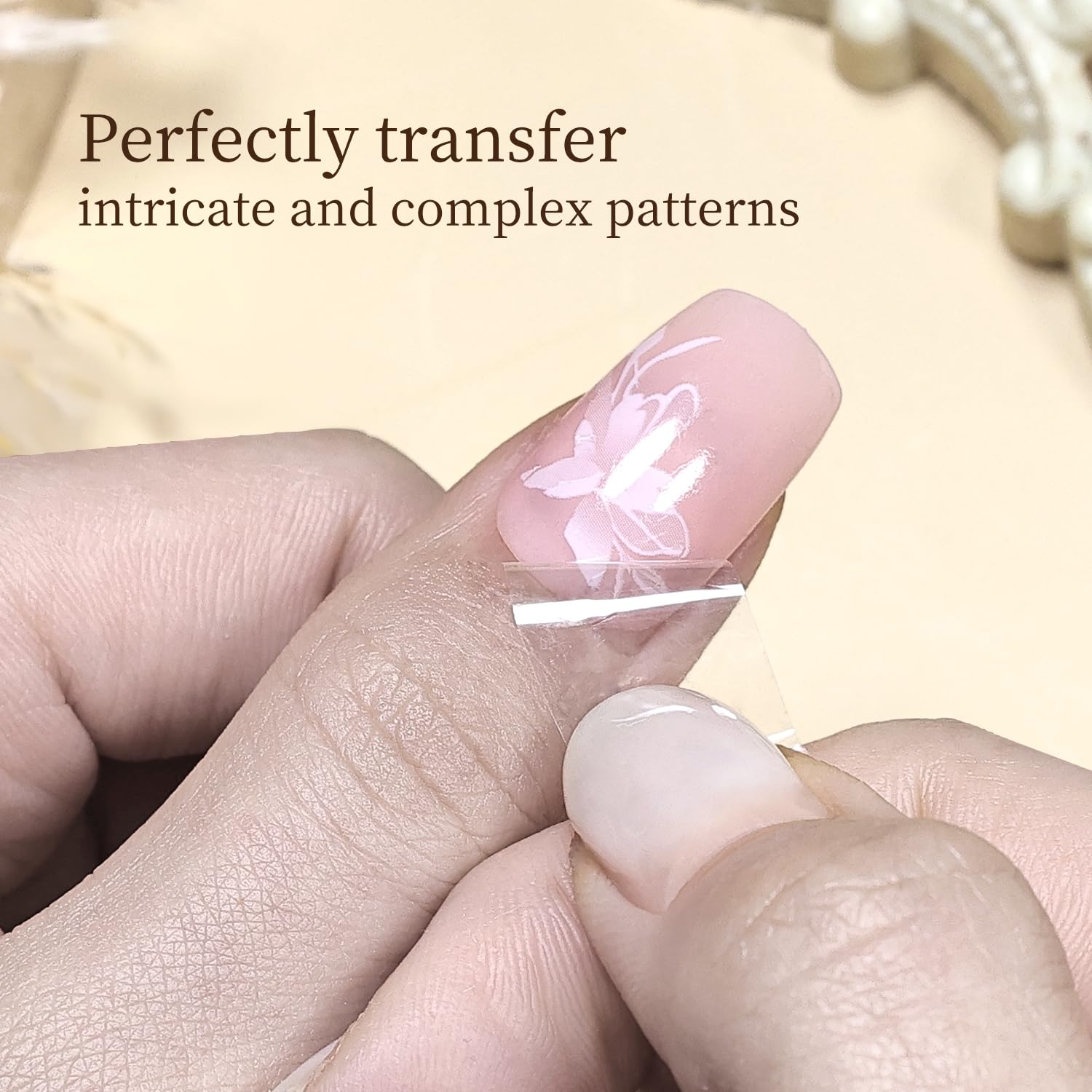 JODSONE Nail Foil Glue Gel 16.5ml, Clear Foil Transfer Gel with Strong Adhesion, Easy Apply & Long Lasting Finish, Cures Under U V Lamp,Perfect for DIY & Salon Nail Art Design(Only Gel Polish)