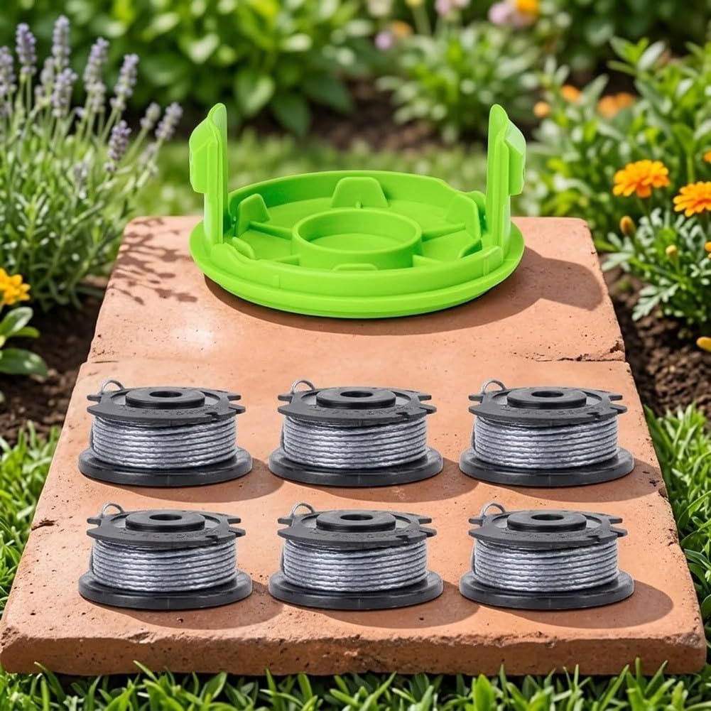 Bobinas Cortacésped 0.065 para Greenworks 6-Pack