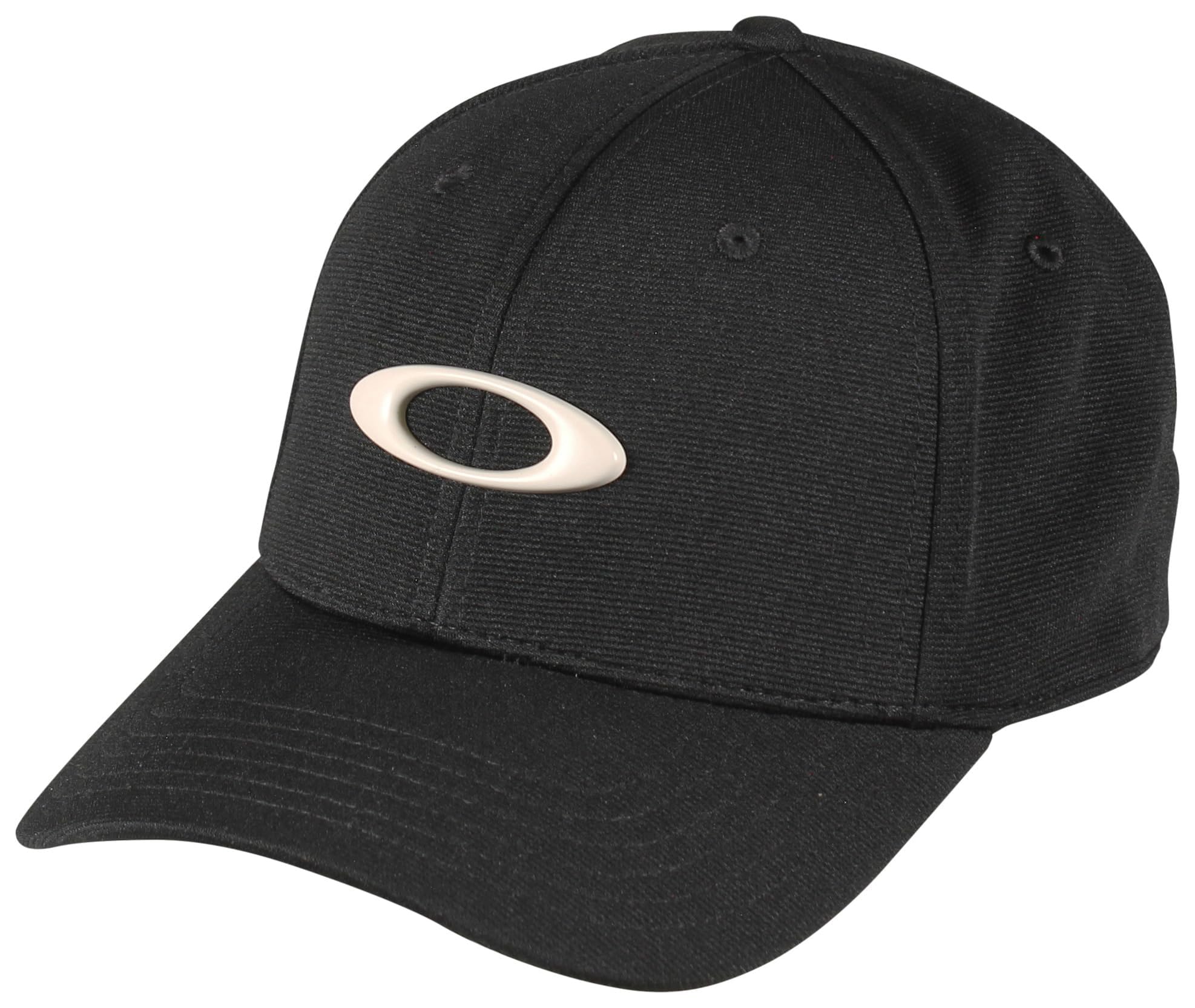 Oakley Men's Tincan Cap Hat, Black/Light Grey, S