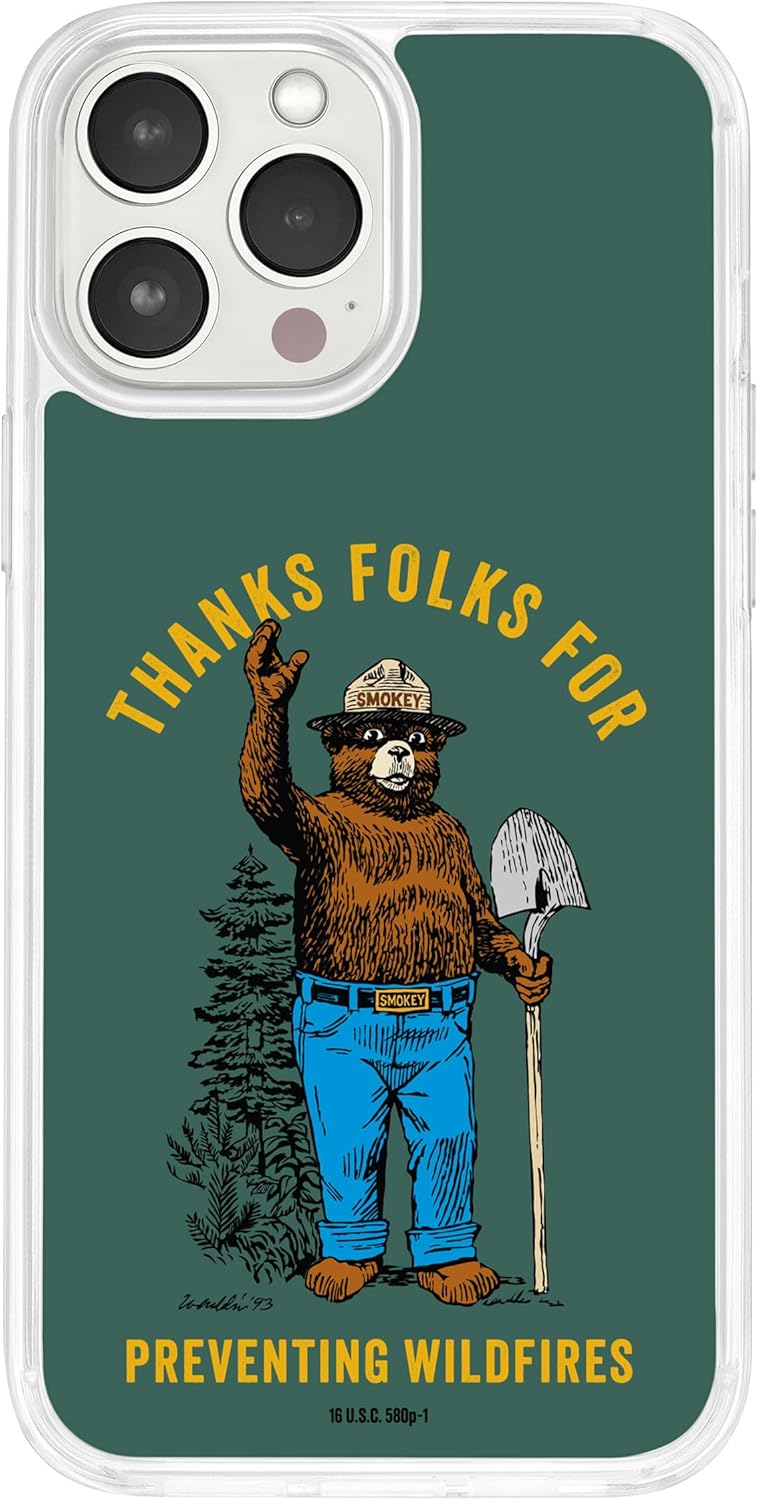Affinity Bands X Smokey Bear HD Phone Case Compatible with MagSafe Apple iPhone 13 (Smokey Bear)