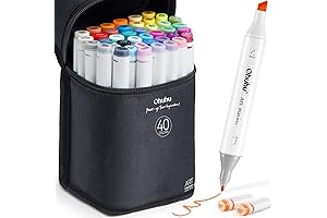 Ohuhu Alcohol Markers: Unique Dual Tips for Art Precision