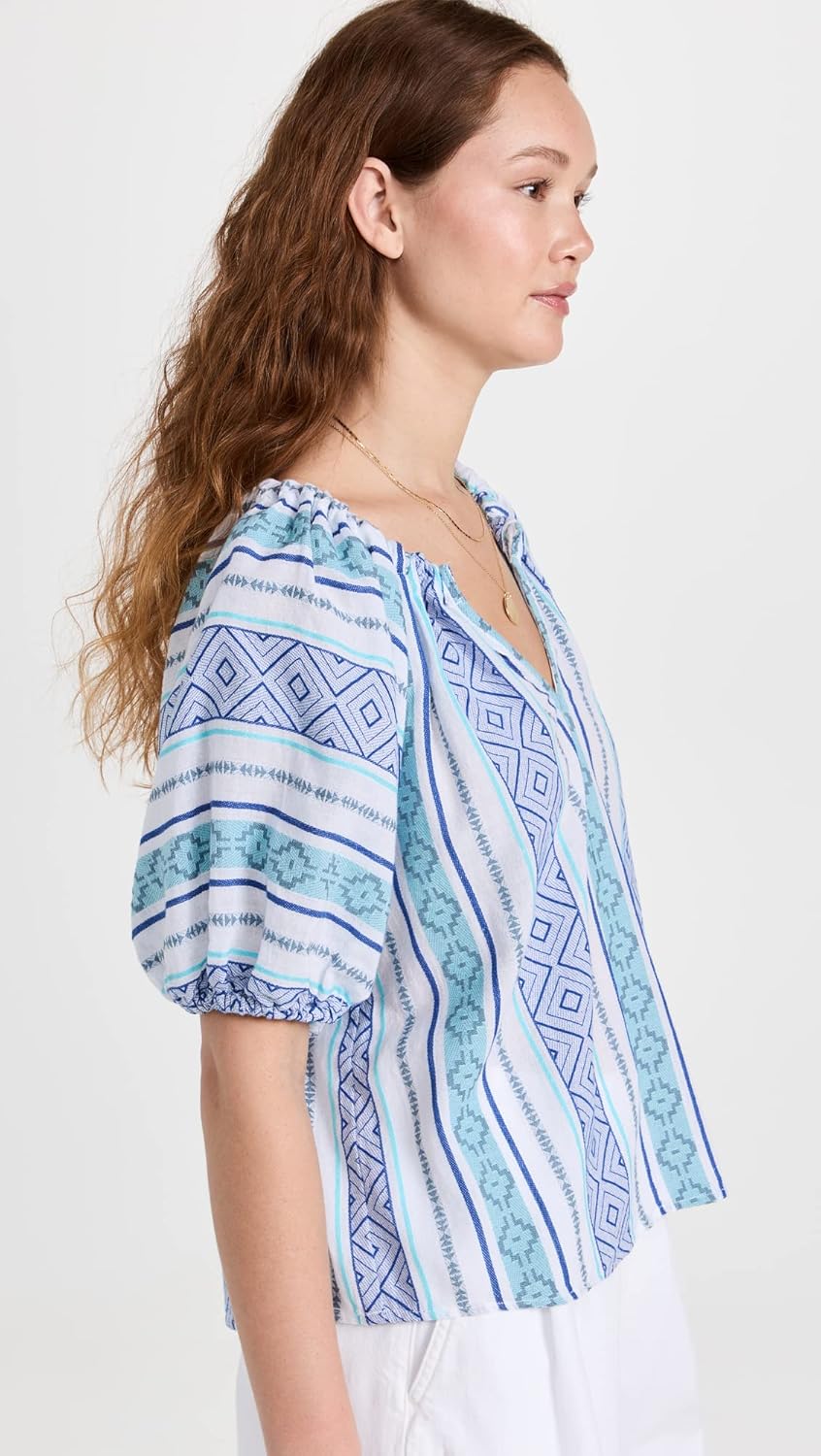 Velvet by Graham & Spencer Womens Kimmy Jacquard Top - Image 4