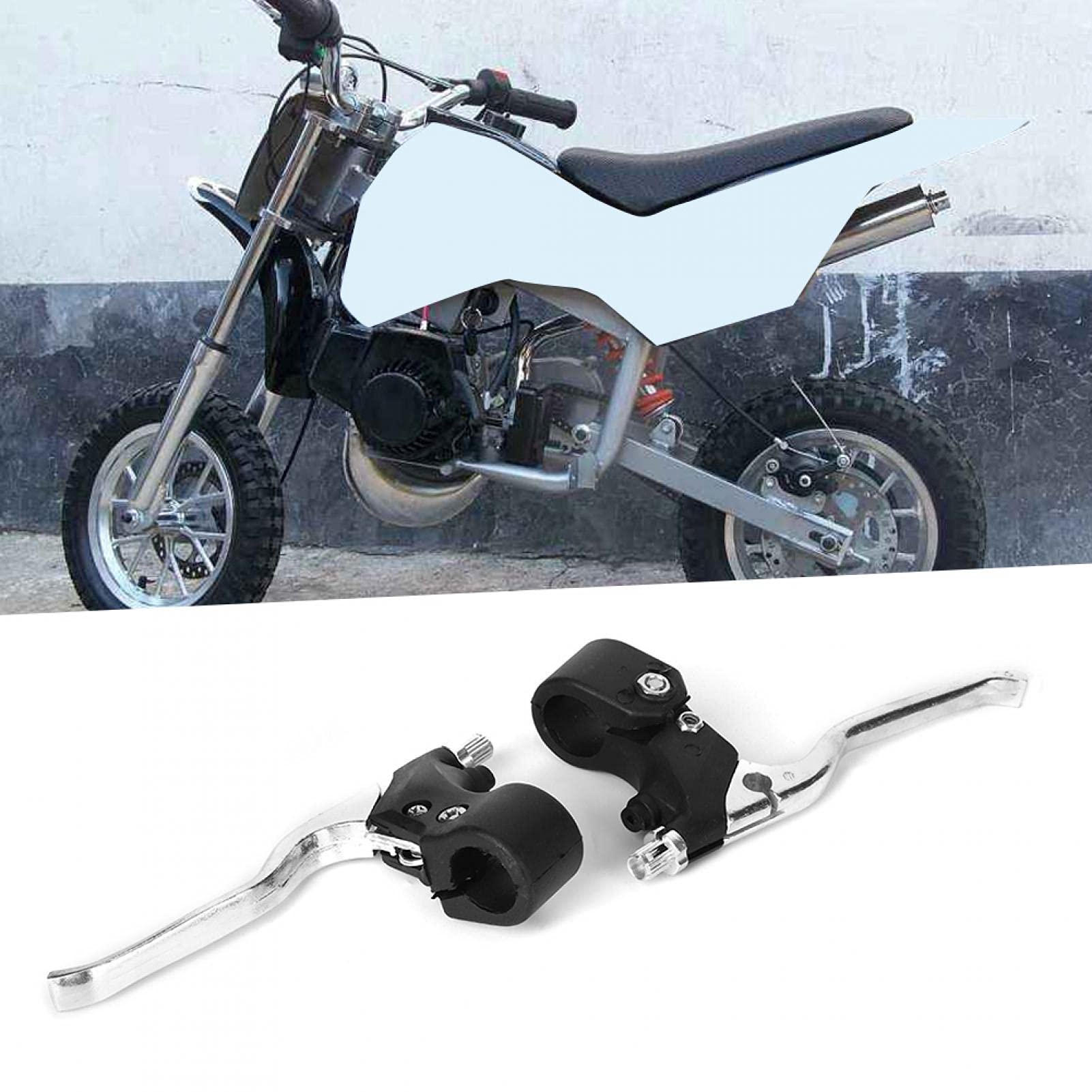 Leve freno, manopole acceleratore Kit leve freno con interruttore On/Off per mini moto da cross 47cc 49cc