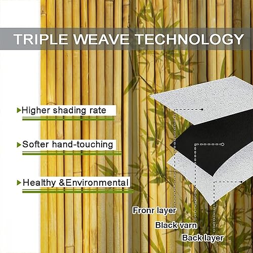 Miniatura 7 de Cortinas con estampado de bambú, asiático, japonés, naturaleza, bambú, elegante, bronceado, hogar, decorativo, sala de estar, dormitorio, cortinas