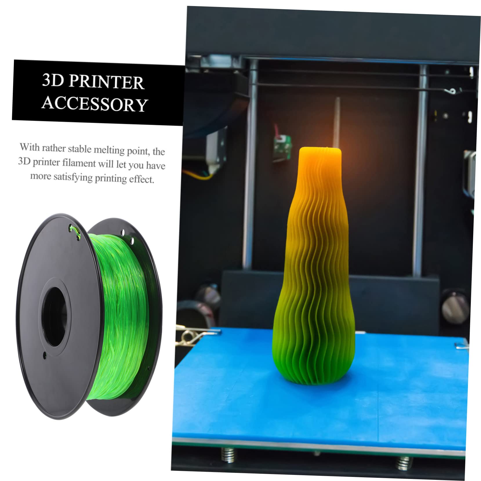 Filamento de Impresora 3d Tpu 1kg 1,75mm Verde