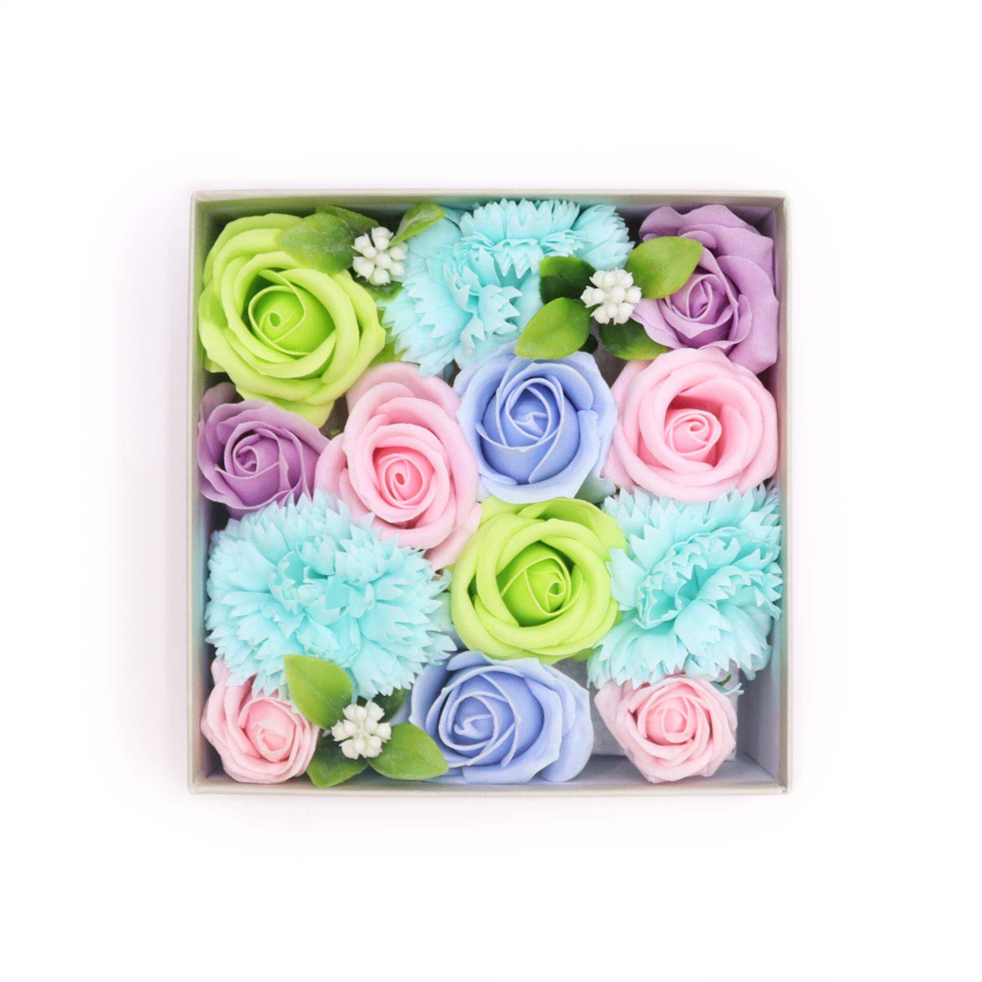 Boîte carrée Baby Blessings Blues : coffret souvenir naissance idéal pour ranger ses trésors