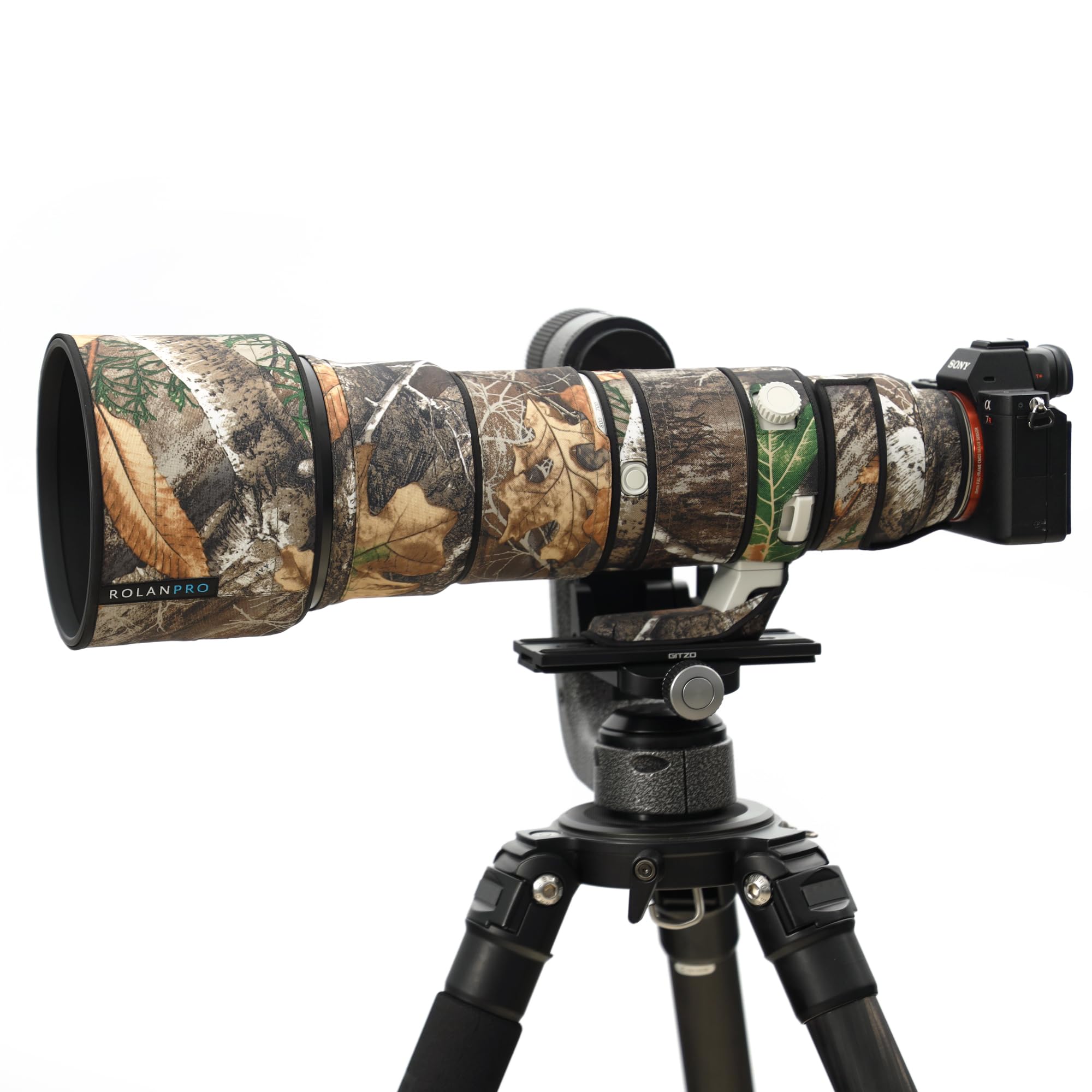Rolanpro Lens Cover for Sony FE 400-800mm F6.3-8 G OSS Lens Protector-Protection for Your Camera lens-SEL400800G Rain Cover Lens Protective Sleeve Case-#27 Jungle Camo Waterproof