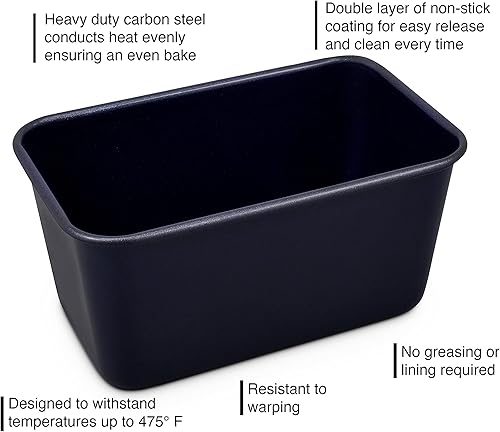 Vista 28 de Zyliss E980197 - Lata antiadherente de base suelta 9.8 in/10 pulgadas Acero al carbono Azul oscuro Lata para pasteles, molde