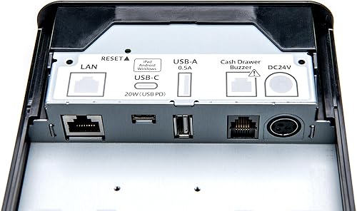 Miniatura 10 de Star Micronics mC-Print3 - Impresora térmica Ethernet (LAN) de 3 pulgadas  USB-CBluetooth con CloudPRNT, cortador, concentrador periférico y fuente