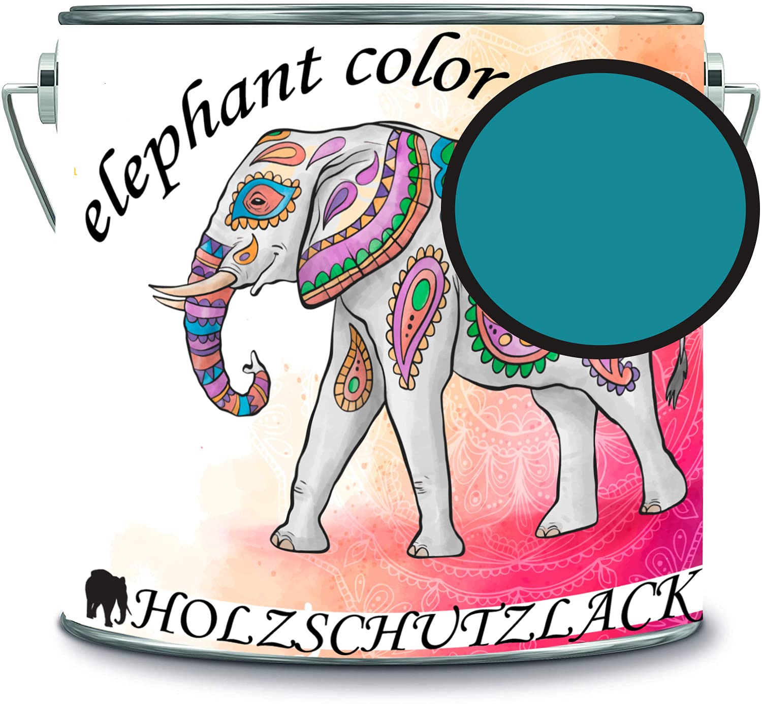 Vernis de protection pour bois résistant aux intempéries bleu turquoise
