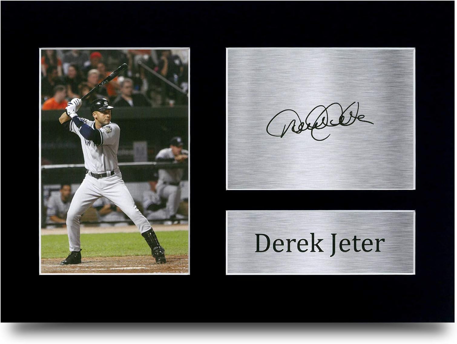 Sponsored Ad โ A4 Derek Jeter New York Yankees New York Yankees Gifts Printed Signed Autograph Picture for Baseball Memorabilia Fans - A4