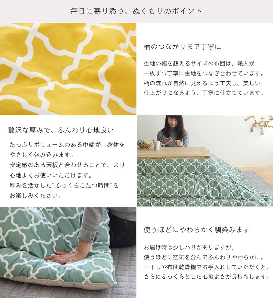 Amazon | 家具の里 こたつ布団 モロッカン柄 (日本製) φ205cm 円形 Amazon | 家具の里 こたつ布団 モロッカン柄 (日本製) φ205cm 円形