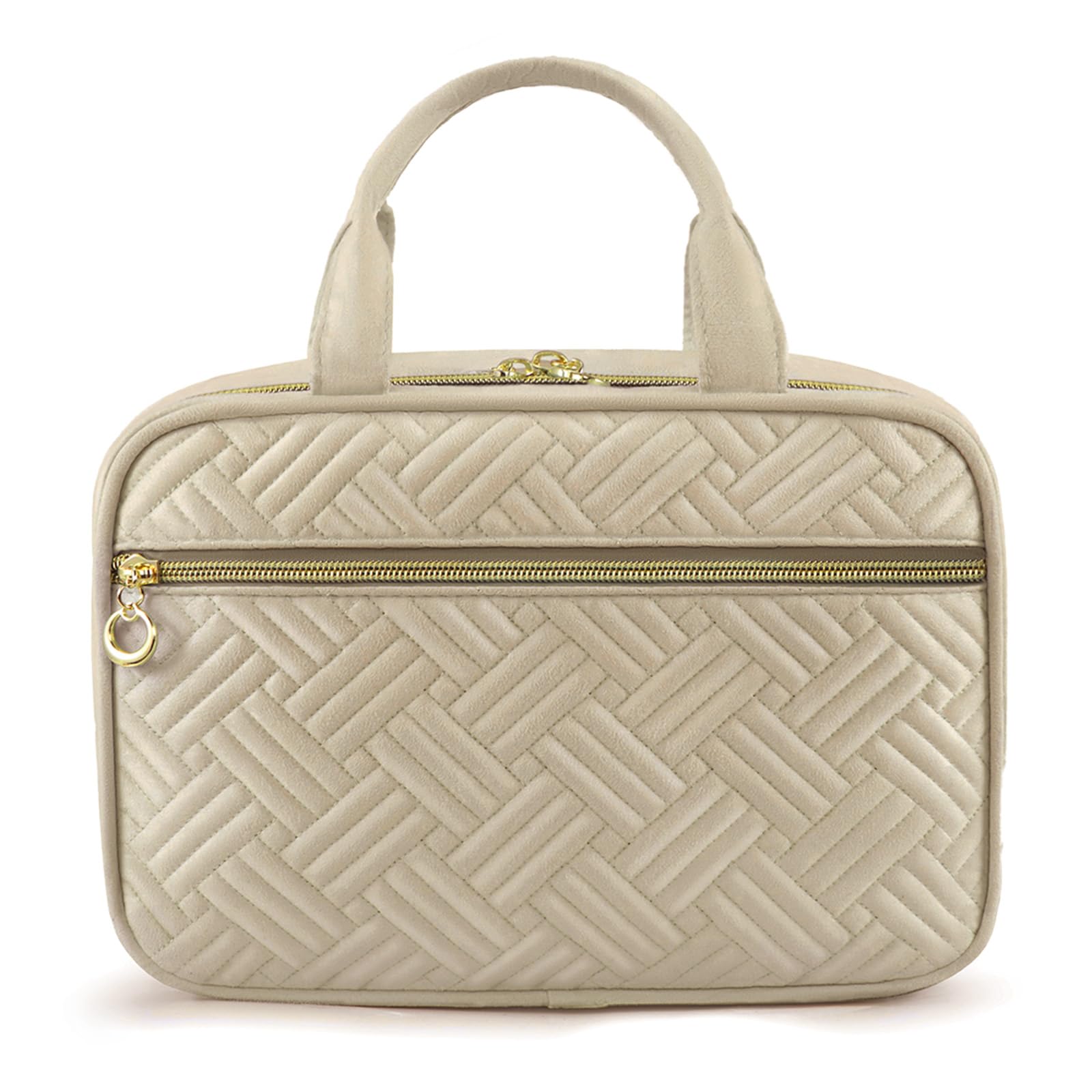 Kulturtasche Damen LOVEVOOK wasserdichte Kulturbeutel zum Aufhängen Faltbare Waschtasche Kosmetiktasche Groß mit 360°Drehbare Haken Waschbeutel für Damen