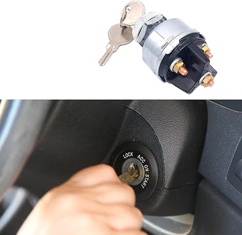 Interruptor de llave de encendido, bloqueo del interruptor de arranque de encendido, interruptor de encendido con llave compatible con coche,