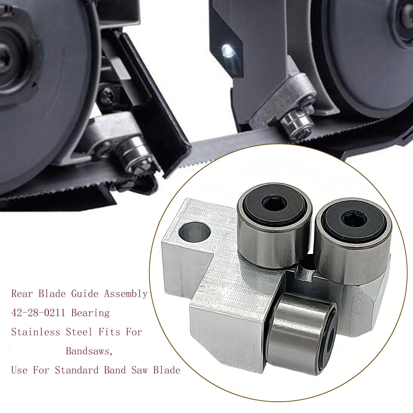 Amazon.com: 42-28-0211 Rear Blade Guide Assembly Bearing Stainless