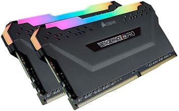 Corsair Vengeance RGB Pro SL 16GB (2x8GB) DDR4 3200 (PC4-25600) C16 Desktop Memory Black (CMH16GX4M2E3200C16)