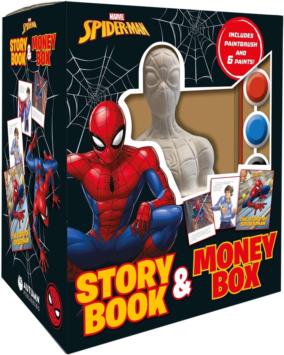 Marvel Spider-Man: Story Book & Money Box