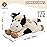 Cuckool Cow Stuffed Animals, Microwavable Stuffed Animals Adorable Fluffy Cow Plush for Warmth & Comfort, Heatable Coolable Lavender Scent Toys, Cute Soft Plushies Cow Gift for Kids Boys Girls & Adult